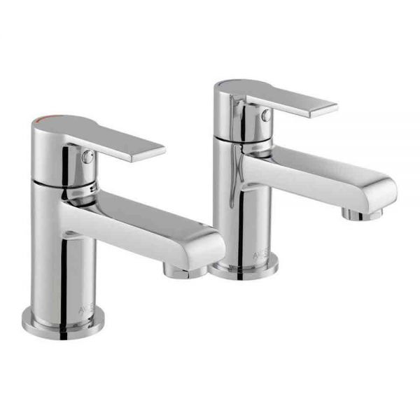 Vado Axces Irlo Chrome Bath Pillar Taps
