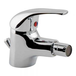 Vado Axces Matrix Chrome Mono Bidet Mixer Tap with Pop Up Waste