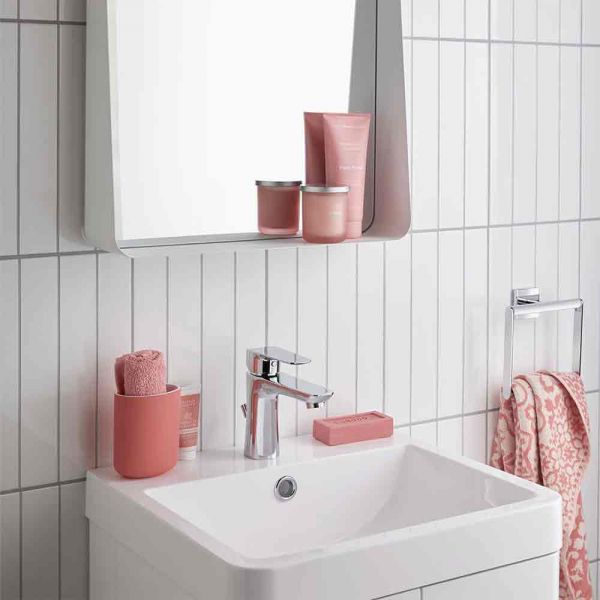 Vado Axces Vala Chrome Mono Basin Mixer Tap with Pop Up Waste #4