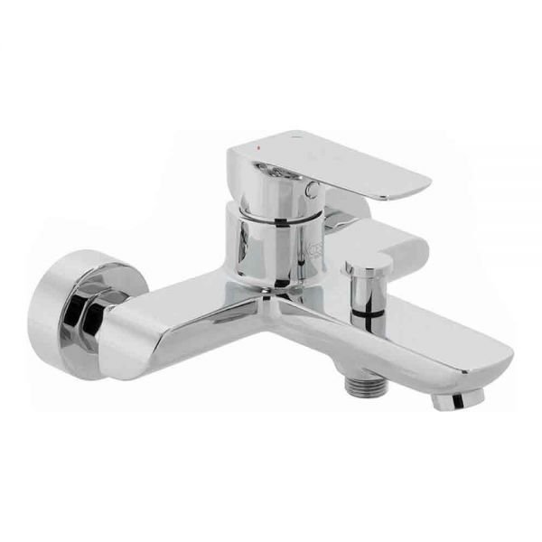 Vado Axces Vala Chrome Wall Mounted Bath Shower Mixer Tap