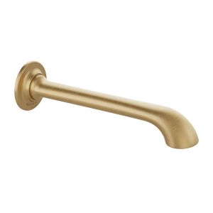 Vado Booth & Co Axbridge Brushed Brass Wall Mounted Bath Spout