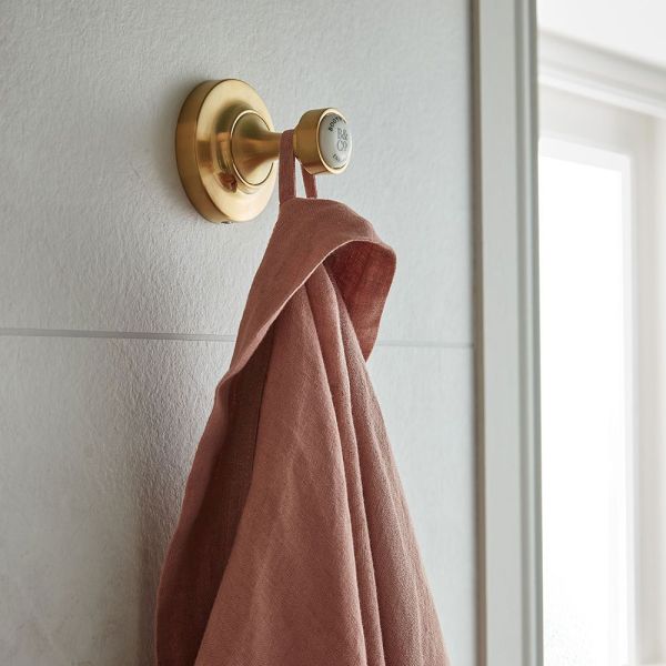 Vado Booth &amp; Co Axbridge Brushed Brass Robe Hook #3
