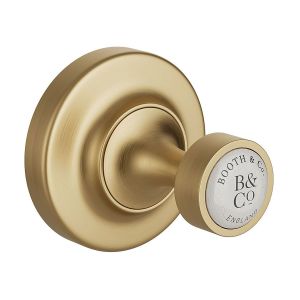 Vado Booth & Co Axbridge Brushed Brass Robe Hook