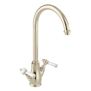 Vado Booth & Co Axbridge Lever Nickel Mono Kitchen Mixer Tap