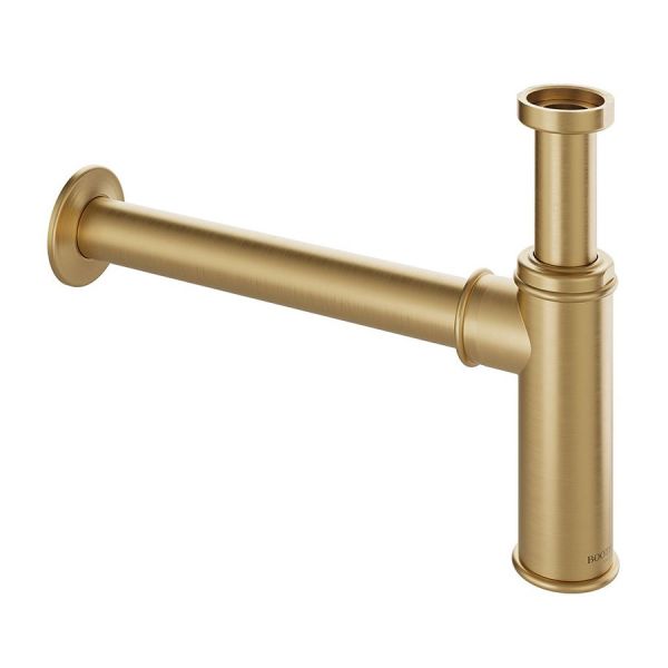 Vado Booth &amp; Co Axbridge Brushed Brass Bottle Trap