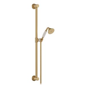Vado Booth & Co Axbridge Brushed Brass Slider Rail Shower Kit