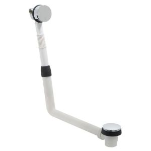 Vado Chrome Overflow Bath Filler with Clic Clac Waste