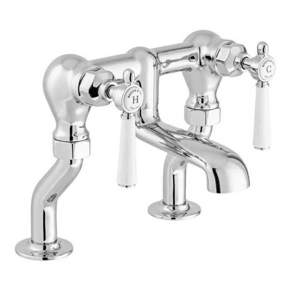 Vado Booth &amp; Co Axbridge Lever Chrome Bath Filler Tap