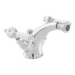 Vado Booth & Co Axbridge Lever Chrome Mono Bidet Mixer Tap with Pop Up Waste
