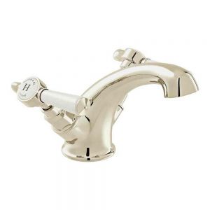 Vado Booth & Co Axbridge Lever Nickel Mono Basin Mixer Tap