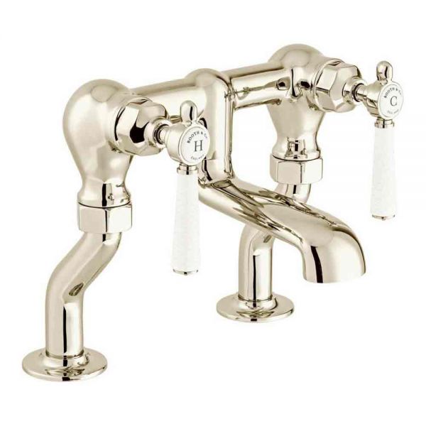 Vado Booth &amp; Co Axbridge Lever Nickel Bath Filler Tap