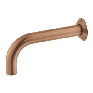 Vado Individual Origins Brushed Bronze Wall Mounted Bath Spout