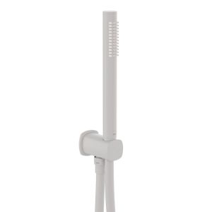 Vado Cameo Matt White Round Single Function Handset Shower Kit