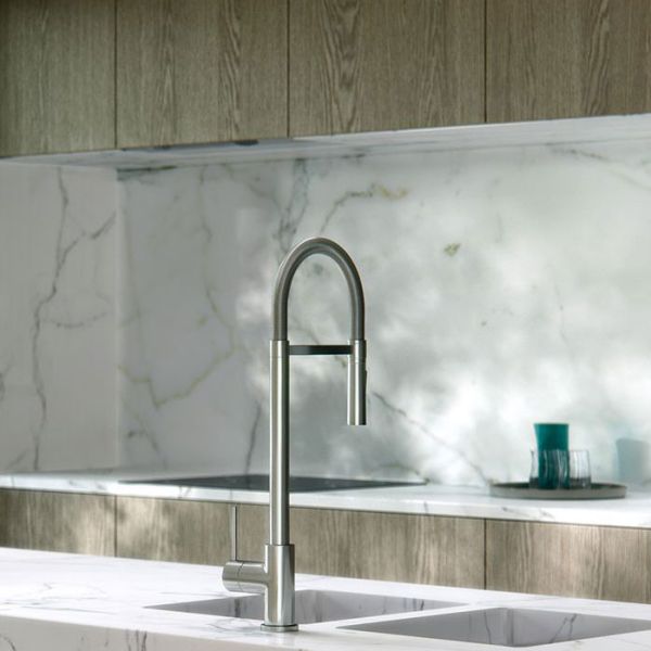 Vado Zoo Chrome Mono Kitchen Mixer Tap with Pull Out Spout #2