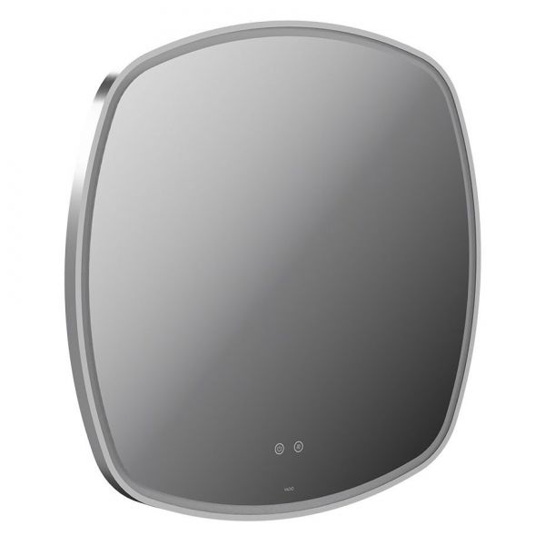 Vado Cameo Satin Chrome 800mm Illuminated Soft Square Bathroom Mirror
