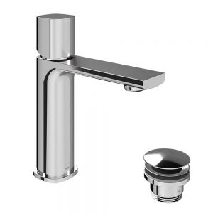 Vado Cameo Leverless Chrome Low Pressure Mono Basin Mixer Tap