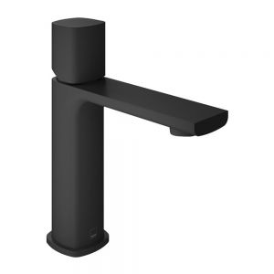 Vado Cameo Leverless Matt Black Mono Basin Mixer Tap