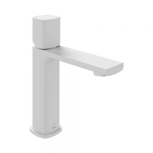 Vado Cameo Leverless Matt White Mono Basin Mixer Tap