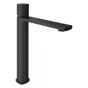 Vado Cameo Leverless Matt Black Low Pressure Tall Mono Basin Mixer Tap