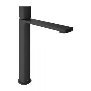 Vado Cameo Leverless Matt Black Tall Mono Basin Mixer Tap