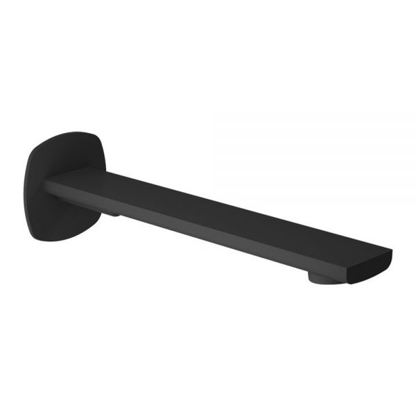Vado Cameo Leverless Matt Black Wall Mounted Bath Spout
