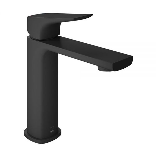 Vado Cameo Levered Matt Black Mono Basin Mixer Tap