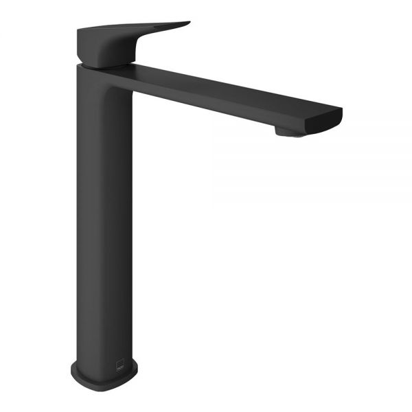 Vado Cameo Levered Matt Black Tall Mono Basin Mixer Tap