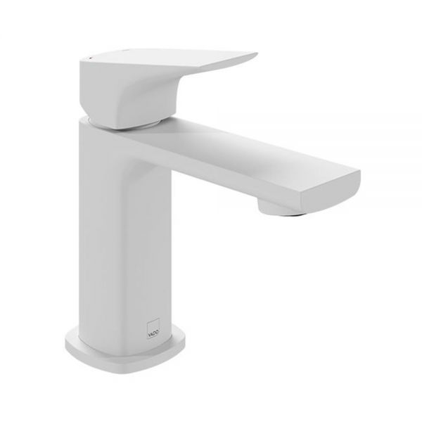 Vado Cameo Levered Matt White Cloakroom Mono Basin Mixer Tap