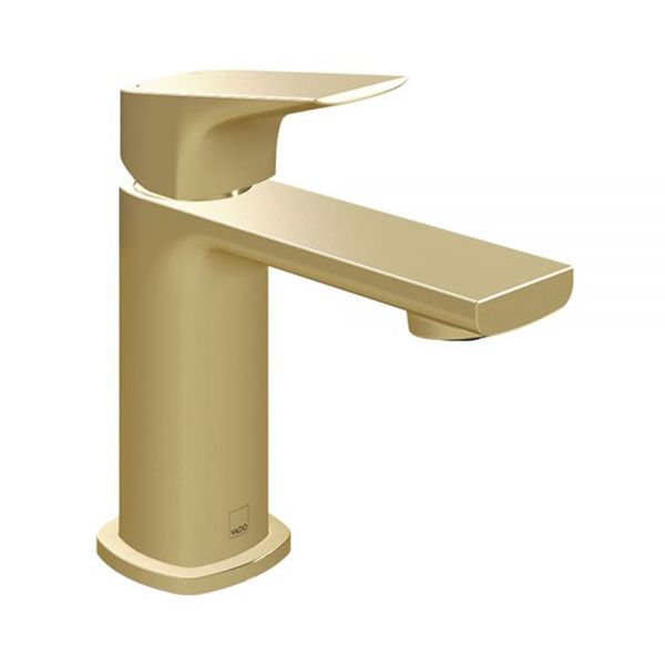 Vado Cameo Levered Satin Brass Cloakroom Mono Basin Mixer Tap