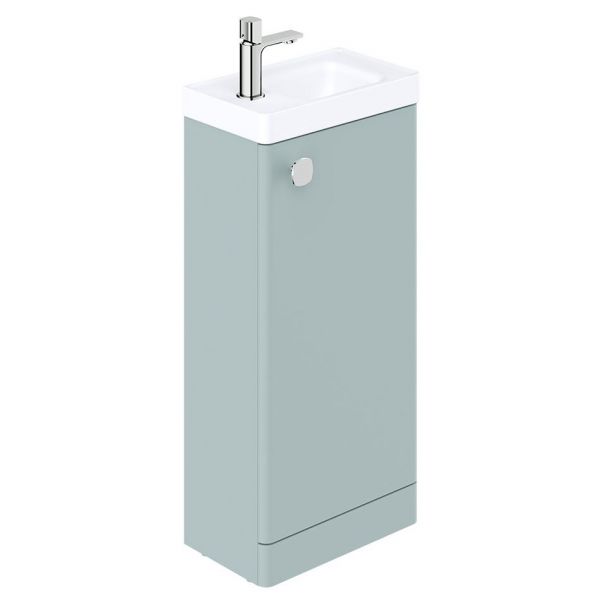 Vado Cameo Floor Mounted Cove Blue Cloakroom Unit 400mm