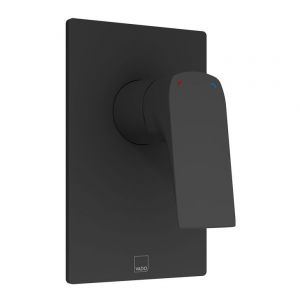 Vado Cameo Matt Black One Outlet Concealed Manual Shower Valve