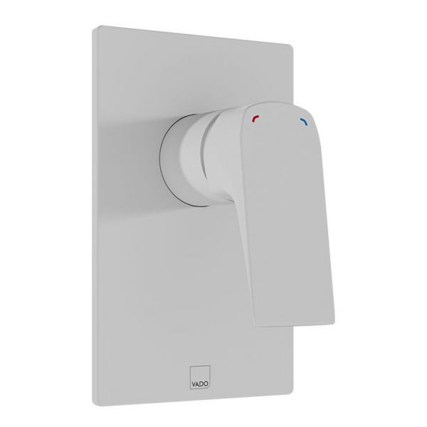 Vado Cameo Matt White One Outlet Concealed Manual Shower Valve
