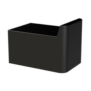 Vado Cameo Matt Black Robe Hook