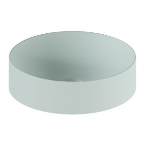 Vado Cameo Cove Blue Round Countertop Basin 400 x 400mm