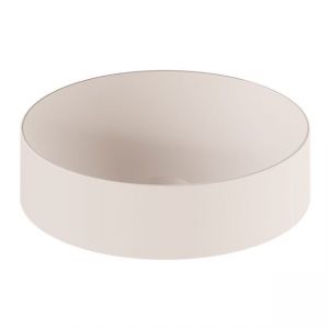 Vado Cameo Pink Clay Round Countertop Basin 400 x 400mm