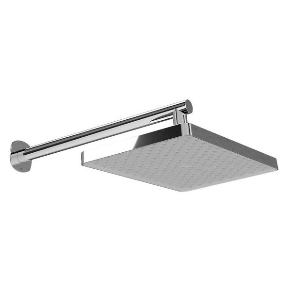 Vado Cameo Chrome 300 x 200mm Shower Head with Arm
