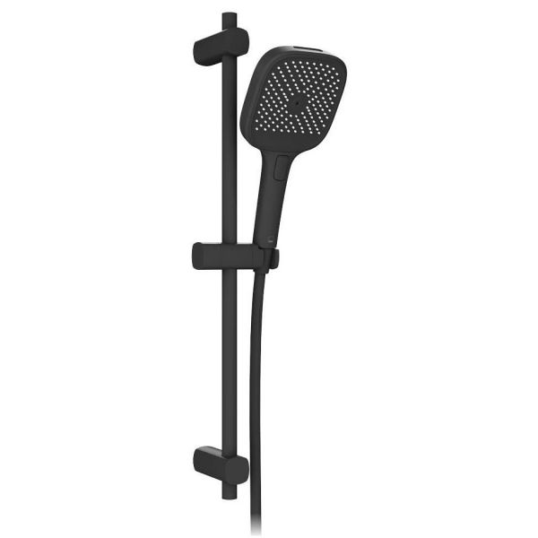 Vado Cameo Matt Black Multi Function Slide Rail Shower Kit