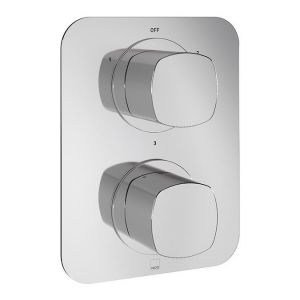 Vado Cameo Chrome Three Outlet Concealed Thermostatic Shower Valve