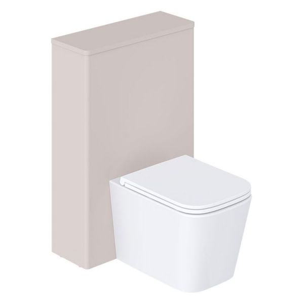 Vado Cameo Pink Clay Back to Wall WC Unit 600mm