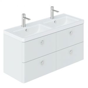 Vado Cameo Wall Hung Arctic White Vanity Unit 1200mm
