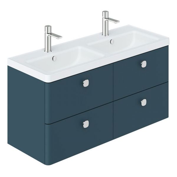 Vado Cameo Wall Hung Atlantic Blue Vanity Unit 1200mm