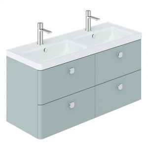 Vado Cameo Wall Hung Cove Blue Vanity Unit 1200mm