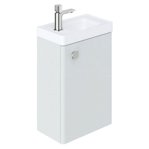 Vado Cameo Wall Hung Arctic White Cloakroom Unit 400mm