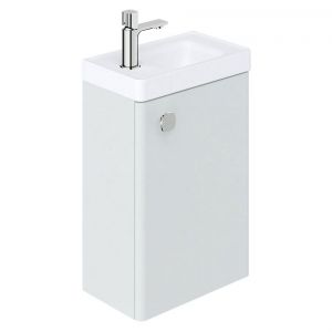 Vado Cameo Wall Hung Arctic White Cloakroom Unit 400mm