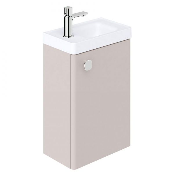 Vado Cameo Wall Hung Pink Clay Cloakroom Unit 400mm