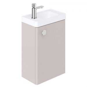 Vado Cameo Wall Hung Pink Clay Cloakroom Unit 400mm