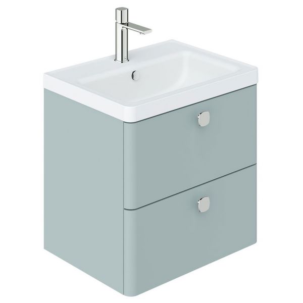 Vado Cameo Wall Hung Cove Blue Vanity Unit 600mm