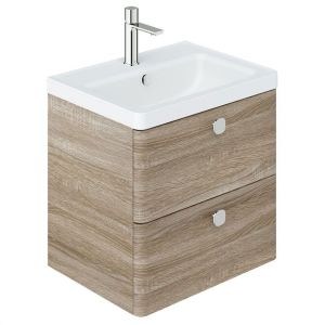 Vado Cameo Wall Hung Natural Oak Vanity Unit 600mm