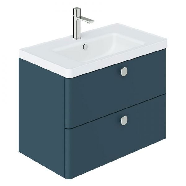 Vado Cameo Wall Hung Atlantic Blue Vanity Unit 800mm