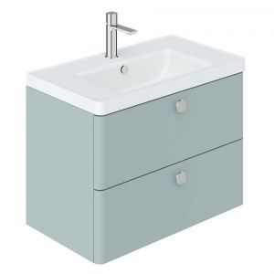 Vado Cameo Wall Hung Cove Blue Vanity Unit 800mm